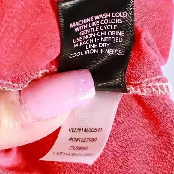 NWT Torrid Size 1X Orange Ombre Smocked Challis Cold Shoulder Bell Sleeve Blouse - Picture 10 of 12